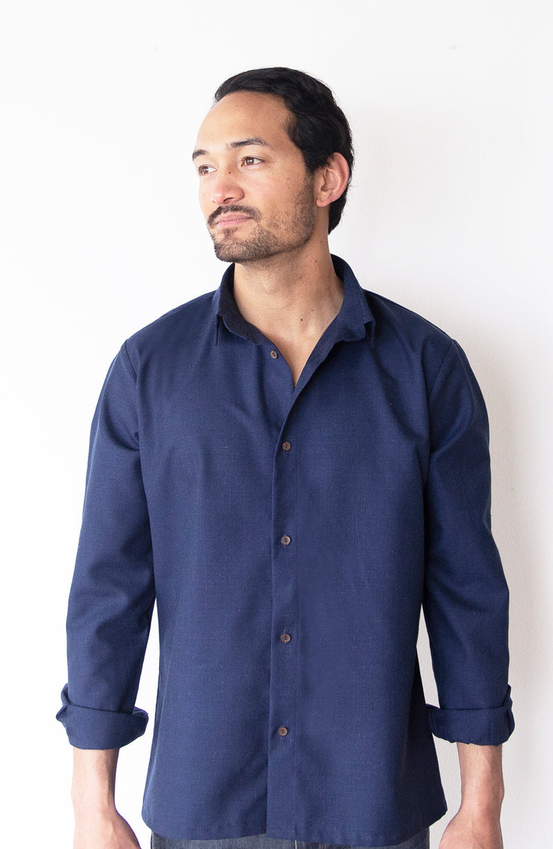 Linen and Silk Slim Fit Shirt | The Biodegradable Collection | Limited Edition Preorder Price