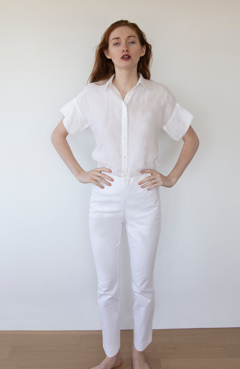 White Organic Cotton Pants | Limited Edition Preorder Price | The Biodegradable Collection