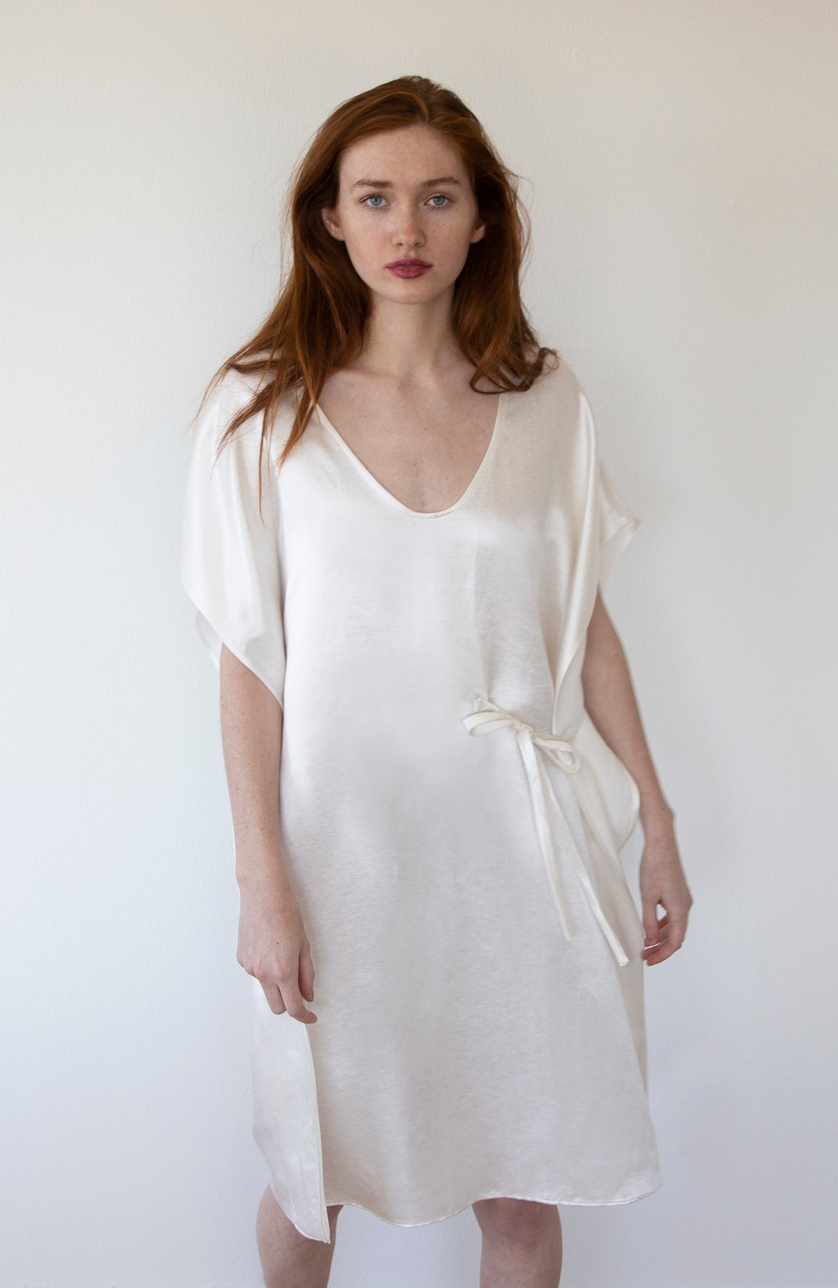 Undyed Silk and Linen Dress | The Compostable Collection