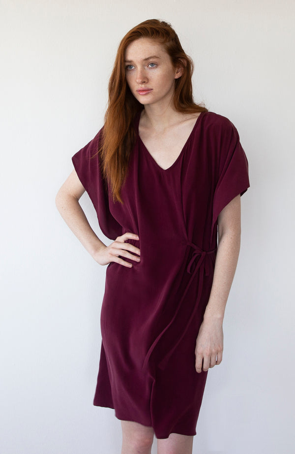 Cabernet Silk Dress | Limited Edition Preorder Price | The Biodegradable Collection