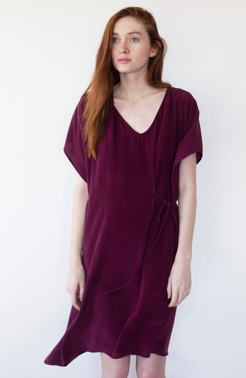 Cabernet Silk Dress | Limited Edition Preorder Price | The Biodegradable Collection