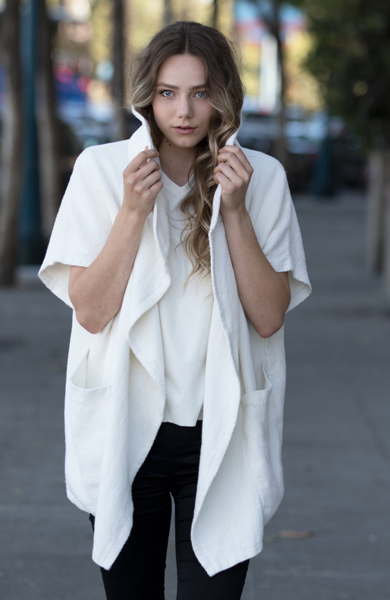 White Hemp Cardigan | Limited Edition Preorder Price | The Compostable Collection